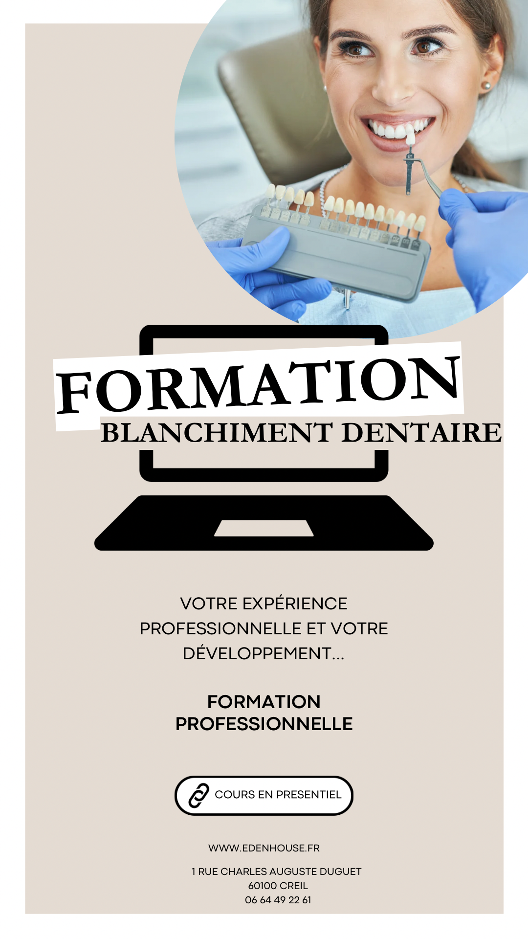 FORMATION BLANCHIMENT DENTAIRE